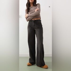 Noisy may wide leg jeans